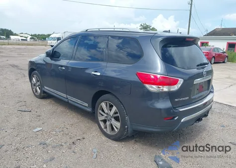 2013 Nissan Pathfinder Platinum z USA, uszkodzony, nr VIN 5N1AR2MN7DC648592